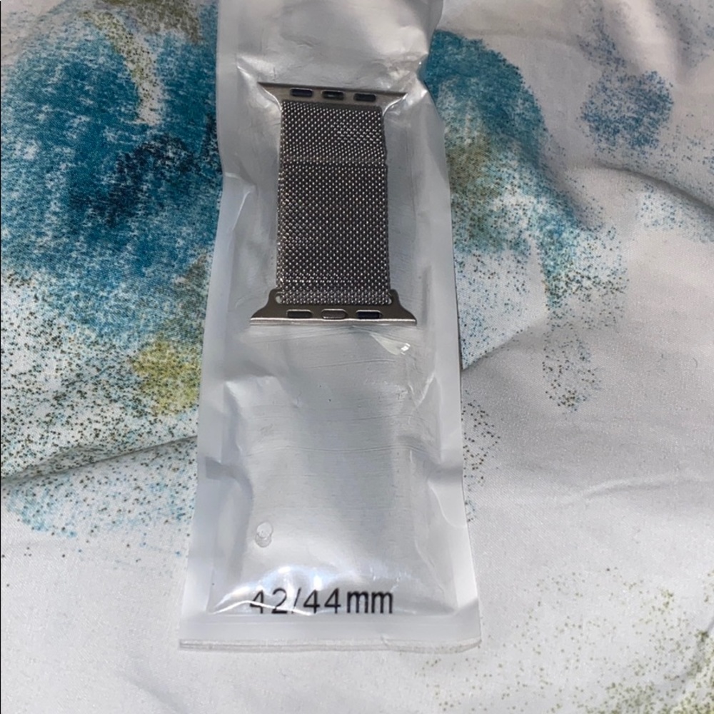 iPhone watch band silver